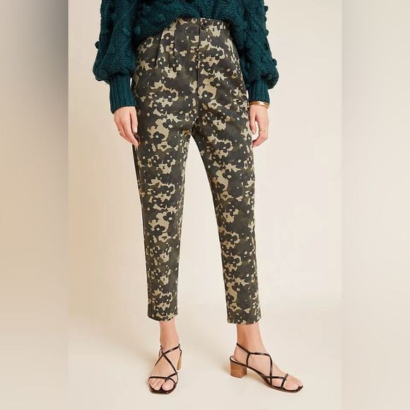 Anthropologie Pants - Amadi Anthropologie Floral Camo Trousers